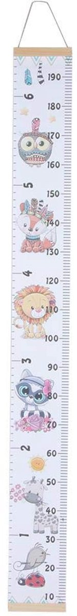 Groeitafel Voor Kinderen, Draagbare Hoogtemeting Groeitafelliniaal Ideale Wanddecoratie Voor Kinderkamer Of Kinderkamerdecoratie (