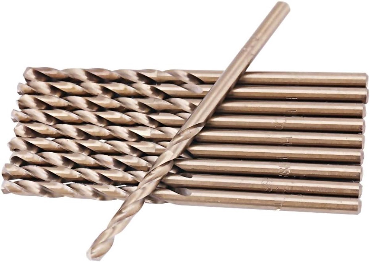 boorset, kobaltboorset M35 HSS-CO boorset 1,0-5,0 mm voor boren in roestvrij staal (2,5 mm)