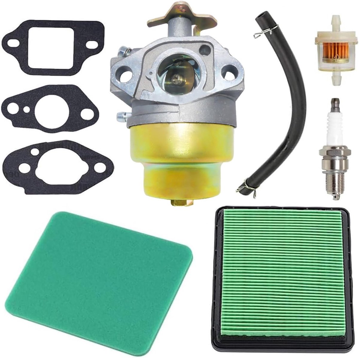 Carburateur en Pakking Met Lucht Filter Bougie voor Honda GCV160 Motor HRB216 HRR216 HRS216 HRT216 HRZ216