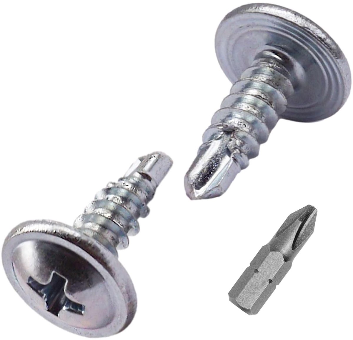 Zelfborende schroeven 3,9 x 13 mm, plaatstaalschroeven, DIN 7504 T, PH gemodificeerde spankopschroeven