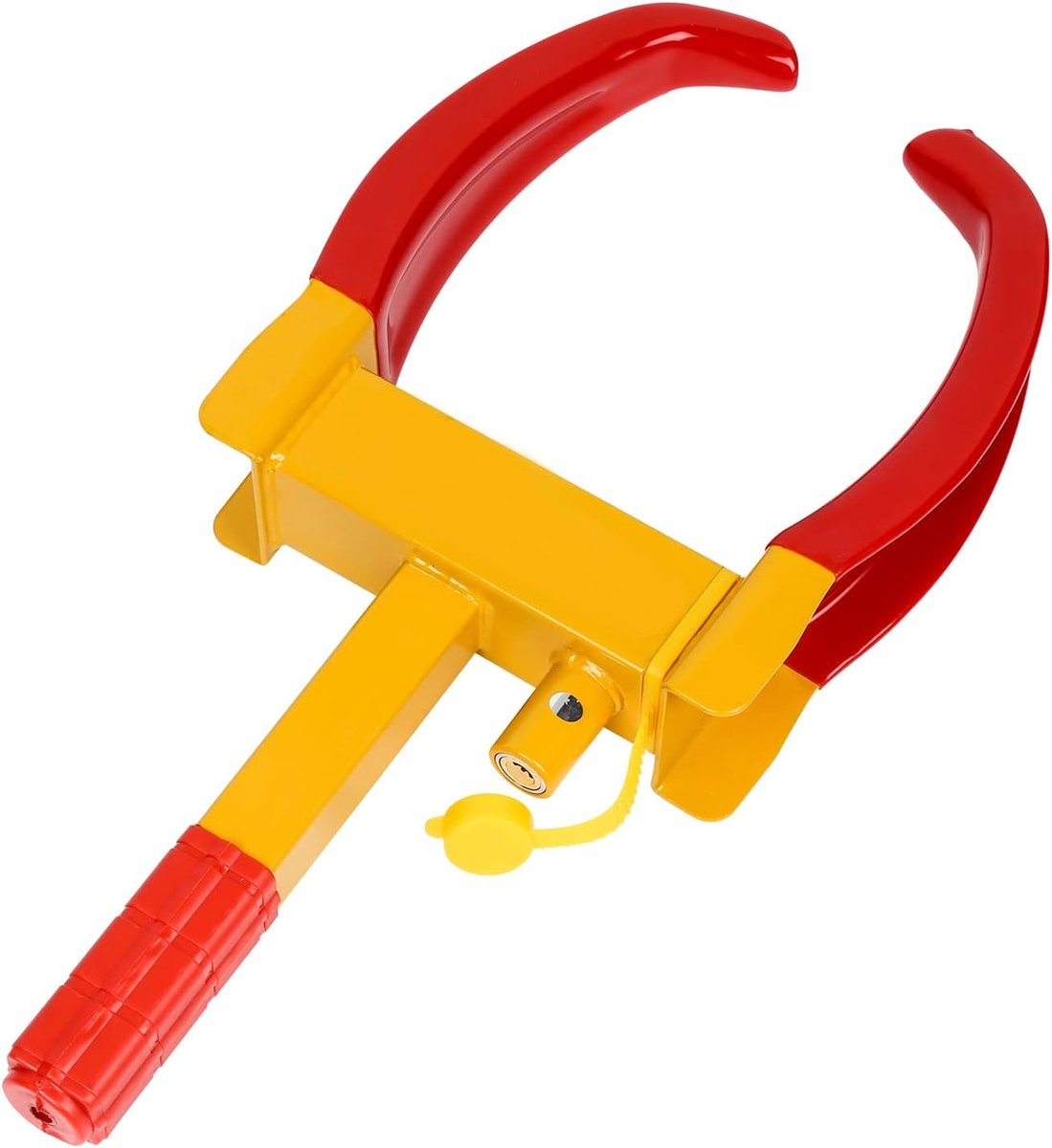 parkeerklauw, wielslot, diefstalbeveiliging, universeel, verstelbaar voor auto's, caravans, aanhangers, pvc-bescherming, anti-boorslot