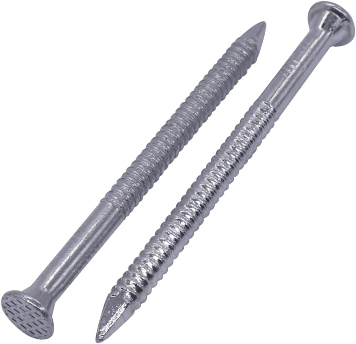 (100 stuks) Staal 4,0 x 70 mm ringschacht nagels, verzinkt stalen nagels