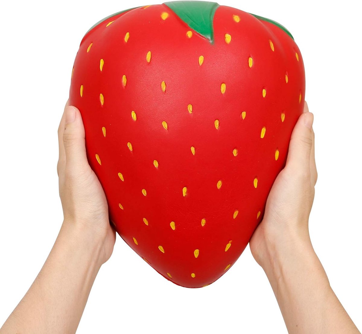Squishies Giant Jumbo Aardbei Superzacht Langzaam stijgend Squeeze-speelgoed Stress Relief Groot fruitspeeltje Geurende Kawaii-cadeaucollectie
