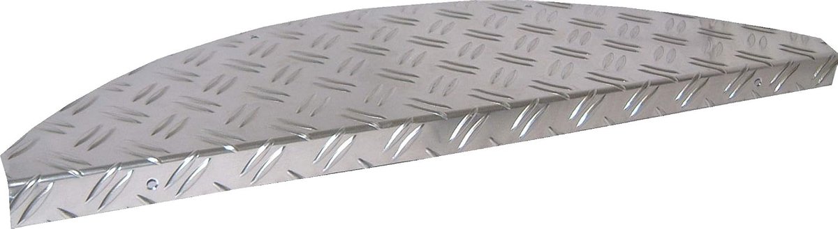 Trapmatten zilver 60x17,5cm set van 15 stuks