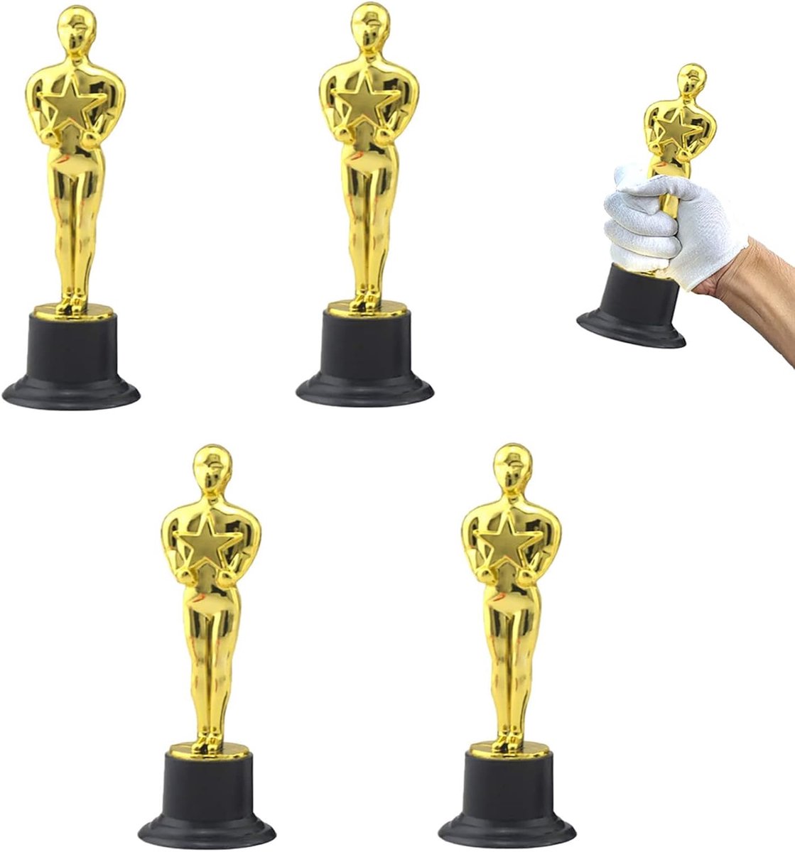Trofeeën, Beeldje Mal, Plastic Trofee, voor Prijsuitreiking, Partij Prijzen, Sportviering