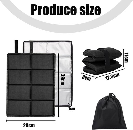 2 stuks campingmat, inklapbaar thermo-zitkussen, waterdicht outdoorkussen, opvouwbare matrasoplegger, draagbare kussens voor kinderen voor kamperen in de open lucht en trekking — afbeelding 2