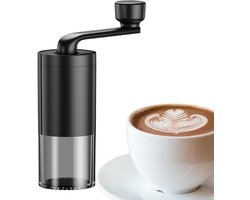 Handmatige Koffiemolen - Draagbare Molen - Verse Koffie Maken - Keramische Maalschijf - 36 gram capaciteit - Zwart