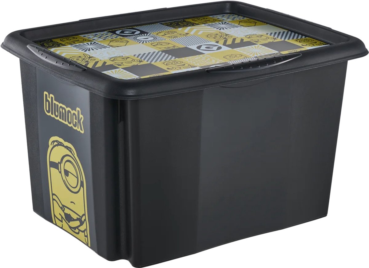 keeeper opbergbox Karolina Minions, 30 liter, zwart, 35x45x27 cm