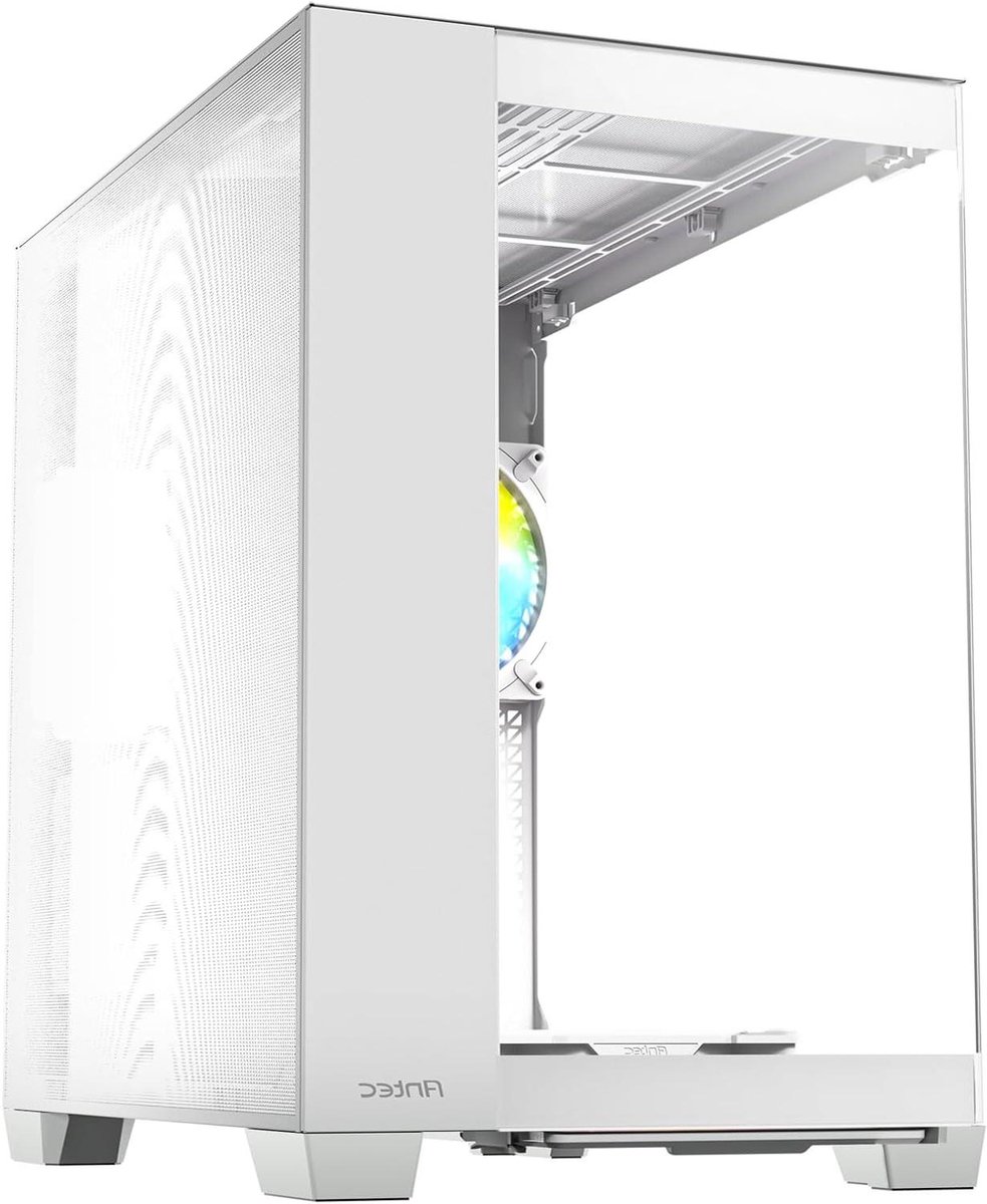 PC Behuizing - Computerkast Full Tower - PC Bouwen - Twee Kamer Indeling - 360mm Radiator Ondersteuning - Wit