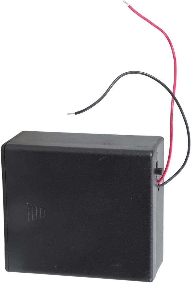 Batterijhouder LR20 D - Batterij Case - Apparatuur Voeden - Lekvrij Ontwerp - 1 Batterij - Zwart