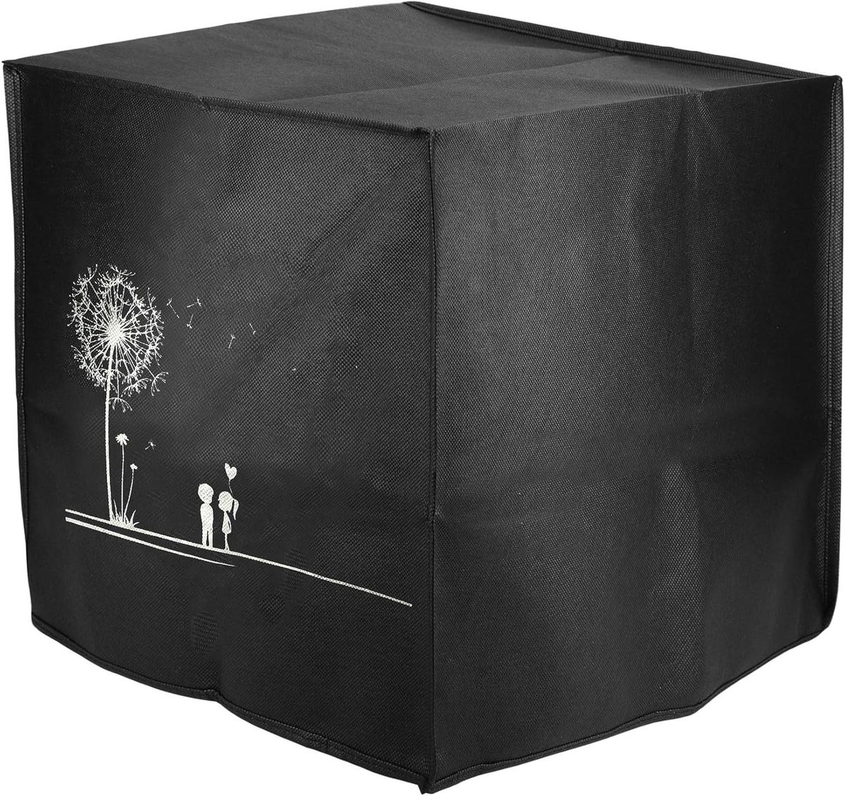 Heteluchtfriteuse Beschermhoes - Friteuse Cover - Apparaat Beschermen - Scheurbestendig Materiaal - 5.5L XXL - Wit Zwart