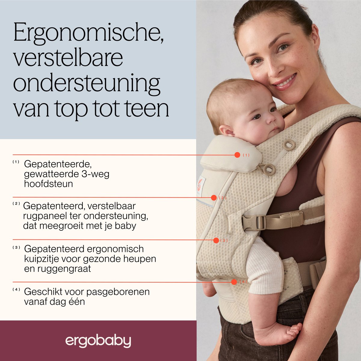 Ergobaby Adapt SoftFlex Mesh Draagzak - Graphite Grey – foto 8