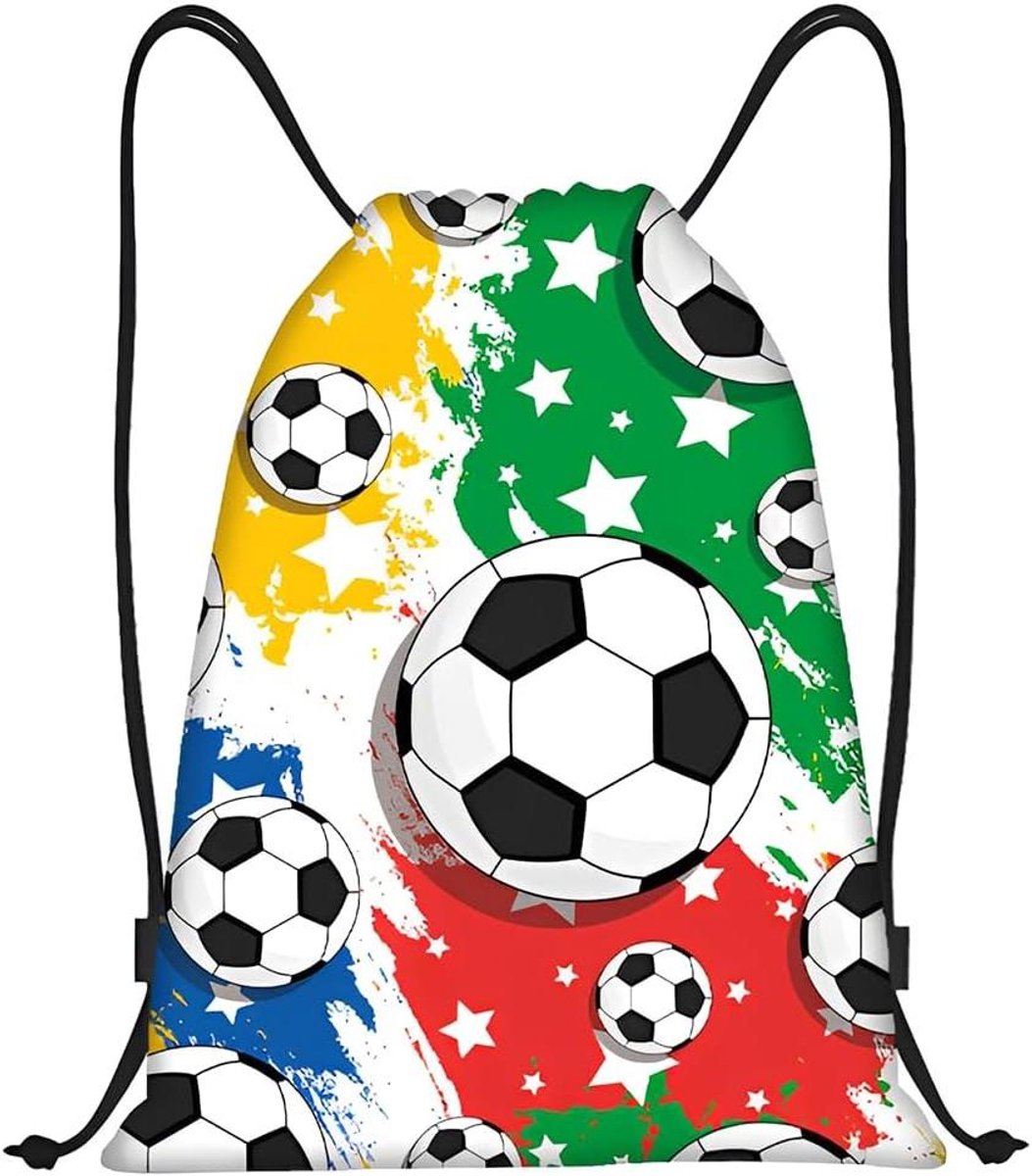 Rugzak met trekkoord - Sporttas gymtas - Sport en reizen - Waterafstotend Oxford-weefsel - 41 x 34 cm - Multicolor
