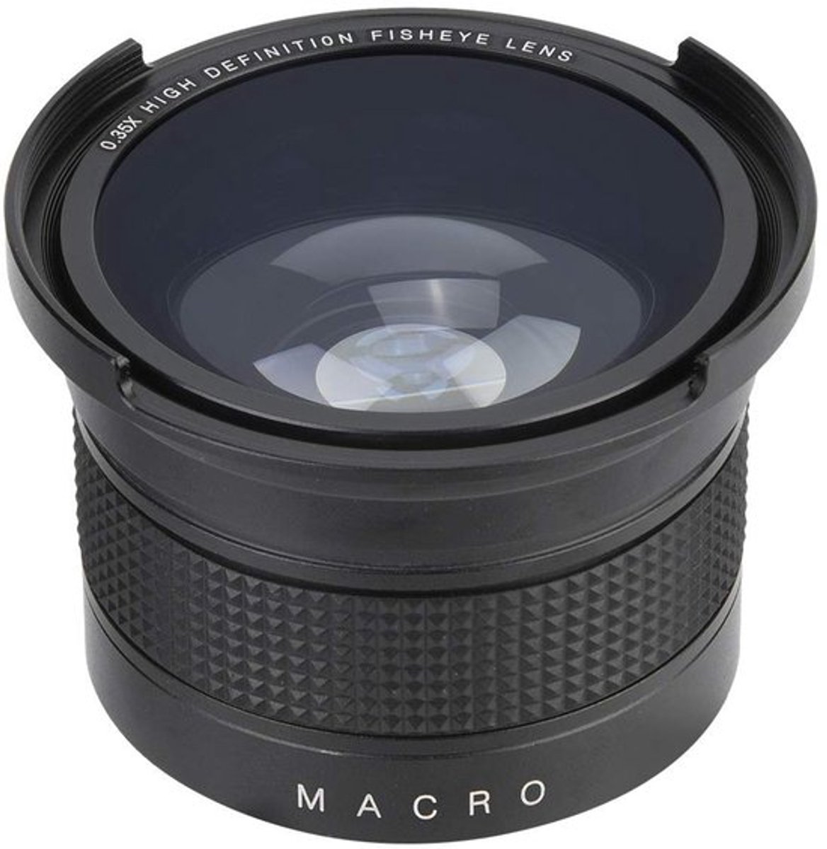Groothoeklens 0,35X - Fisheye-lens - Waterdicht - Krasbestendig - 52 mm - Inclusief Opbergtas - Camera Lens