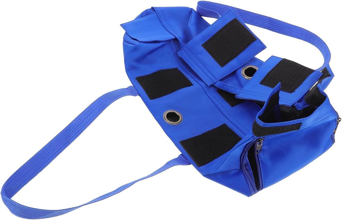 Katten Verzorgingstas - Reismand Kat - Veilig Vervoeren - Anti-Kras Ontwerp - 44x23x15cm - Blauw