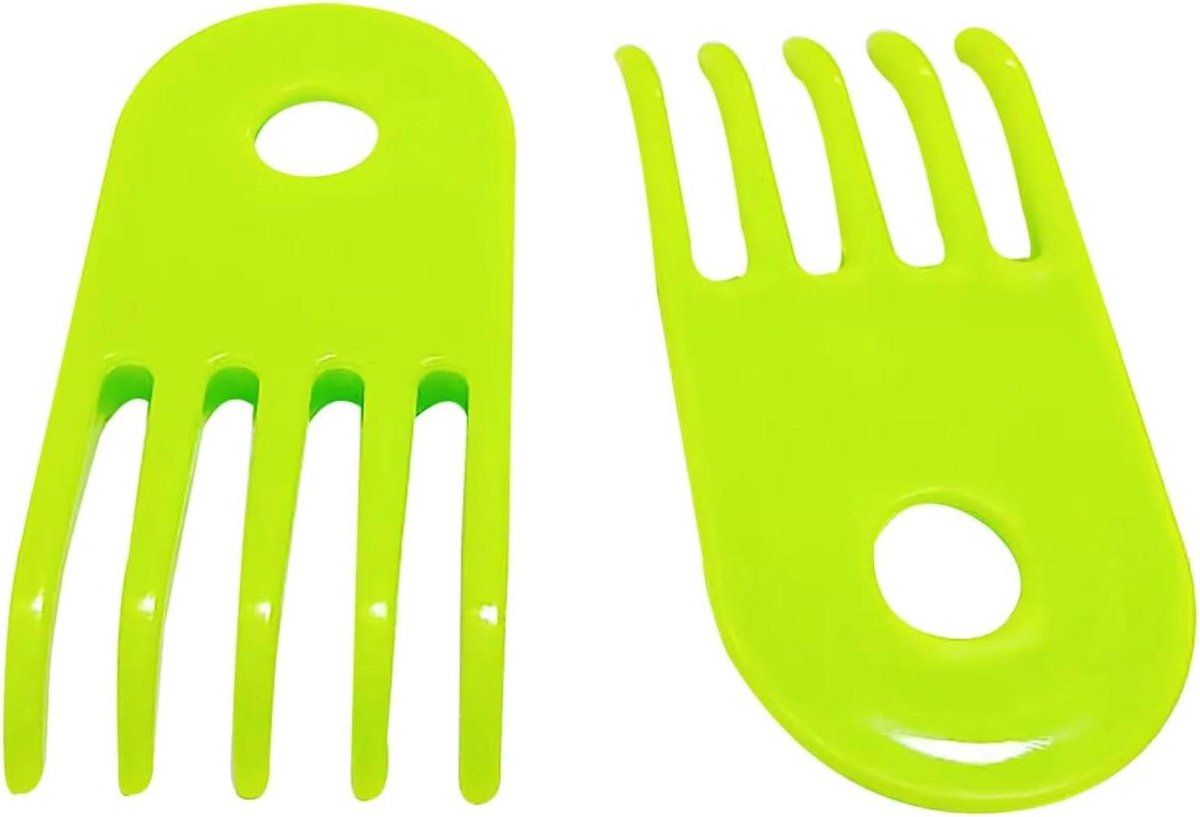 Groente Snijder Reiniger - Keuken Tool - Hygiënisch Werken - Ergonomisch Ontwerp - 1 cm - Groen