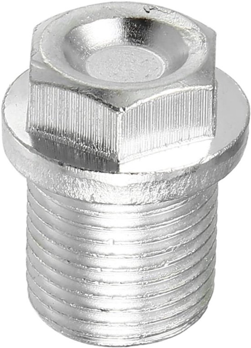 Motorolie Afvoerplug Set met Pakking voor Volvo S60 2009-2018 - Staal - Zilverkleurig