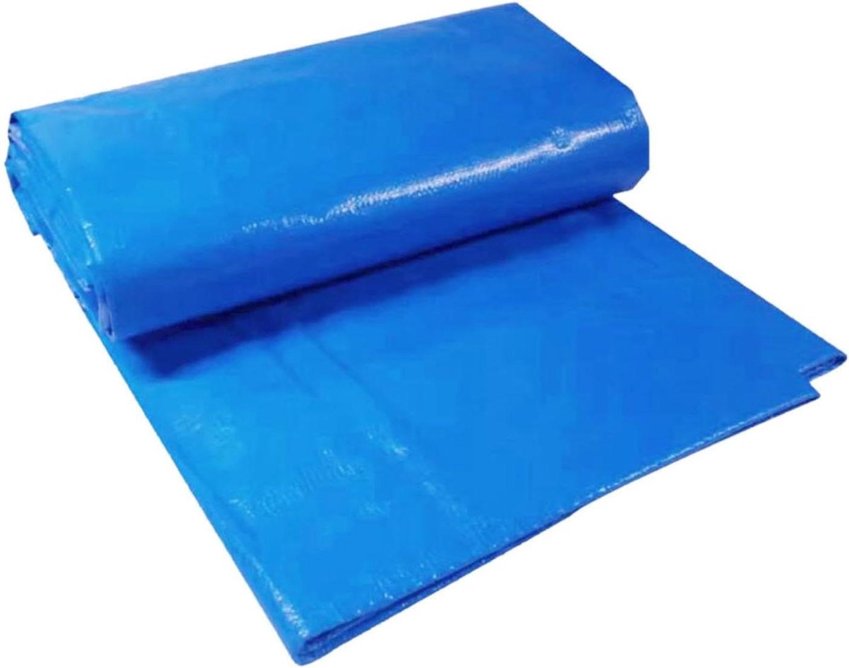 Zwembad Grondzeil – Zwembadmat Bodemzeil – Zwembad Beschermen – Waterdicht PE Materiaal – 445cm x 254cm – Blauw Zwembad Grondzeil – Zwembadmat Bodemzeil – Zwembad Beschermen – Waterdicht PE Materiaal – 445cm x 254cm – Blauw