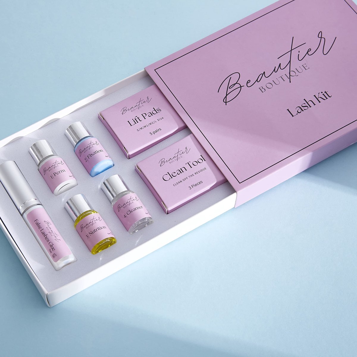 SnelShoppen - Wimperliftingset voor Thuisgebruik - Doe-Het-Zelf Wimperlifting en Wenkrbrauwlifting - Langdurig Resultaat voor Beginners en Professiona