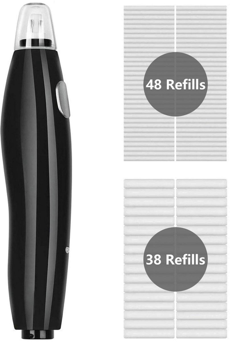 Dailygoods - Elektrische Gum met USB Oplaadbaar en 86 Reserve Gums - Voor Tekenen en Schetsen