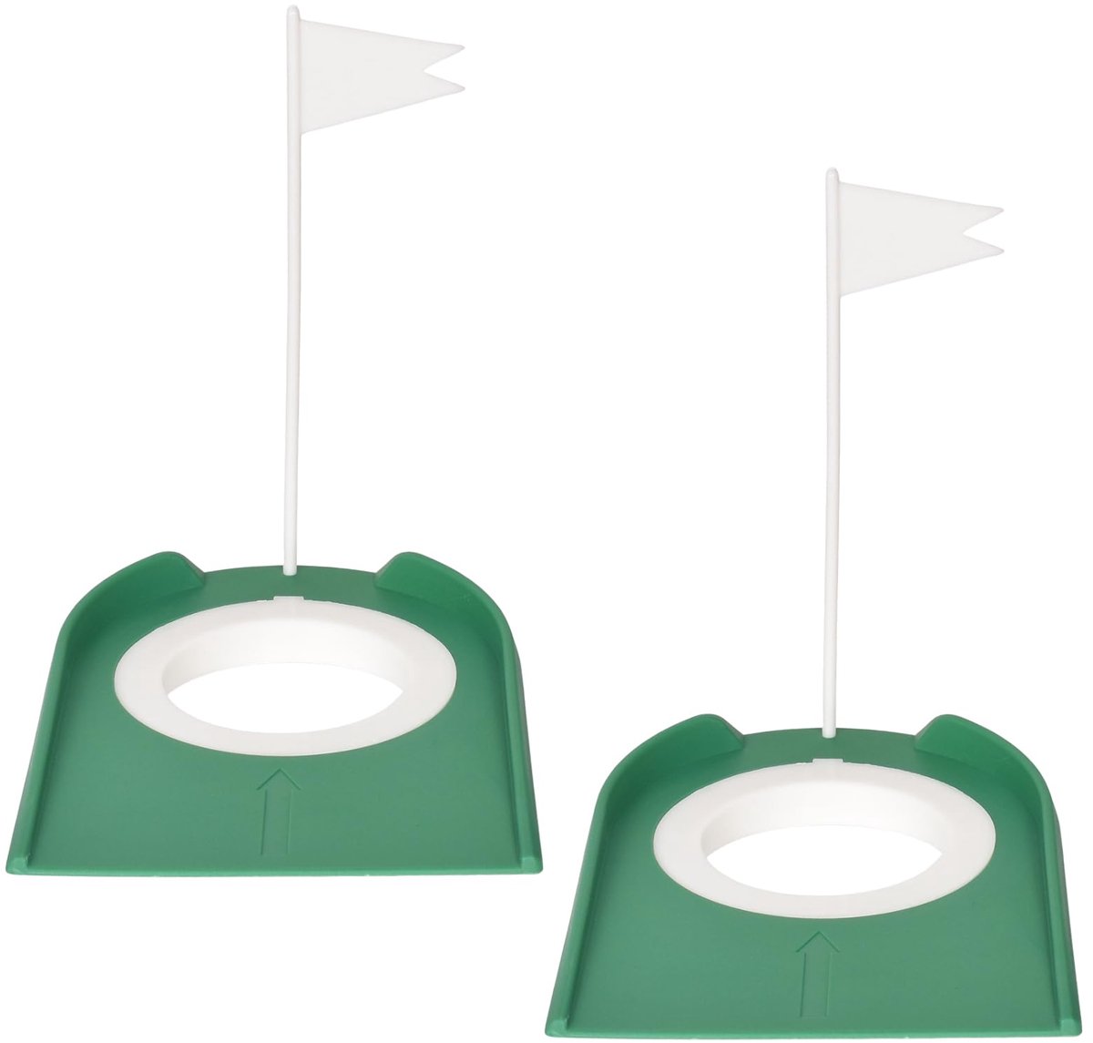 Dailygoods - Golf Putting Cup Set - 2 Stuks met Verstelbaar Gat en Vlag voor Indoor en Outdoor Training