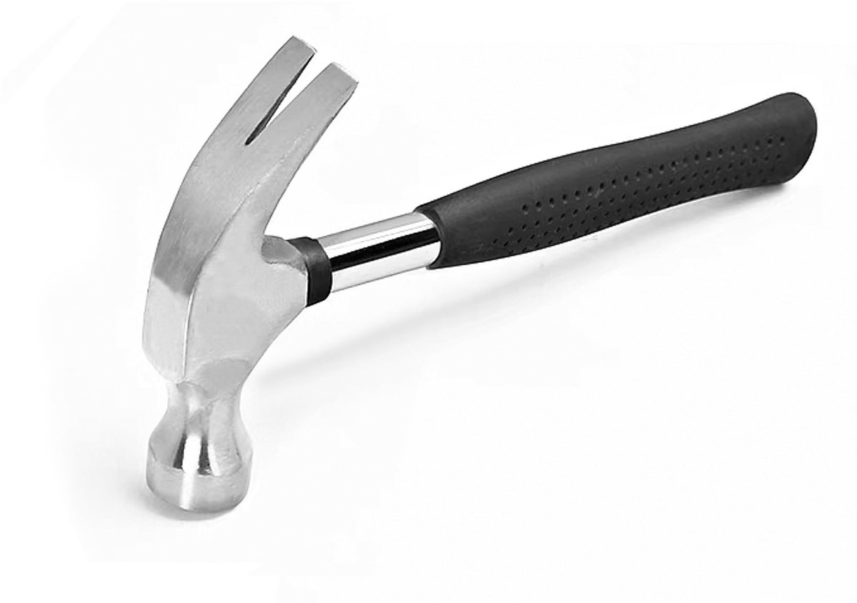 Dailygoods - Mini Klauwhamer met Rubber Handvat - Multifunctioneel voor Huis, Tapijt en Muren