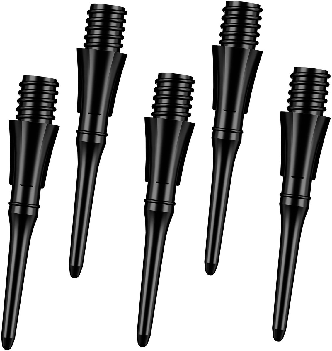 Dailygoods- Dartpunten 100 Stuks - Kunststof - 2BA-Schroefdraad - Zachte Dartpunten - Duurzaam - Veilig en Nauwkeurig - Dartspitsen