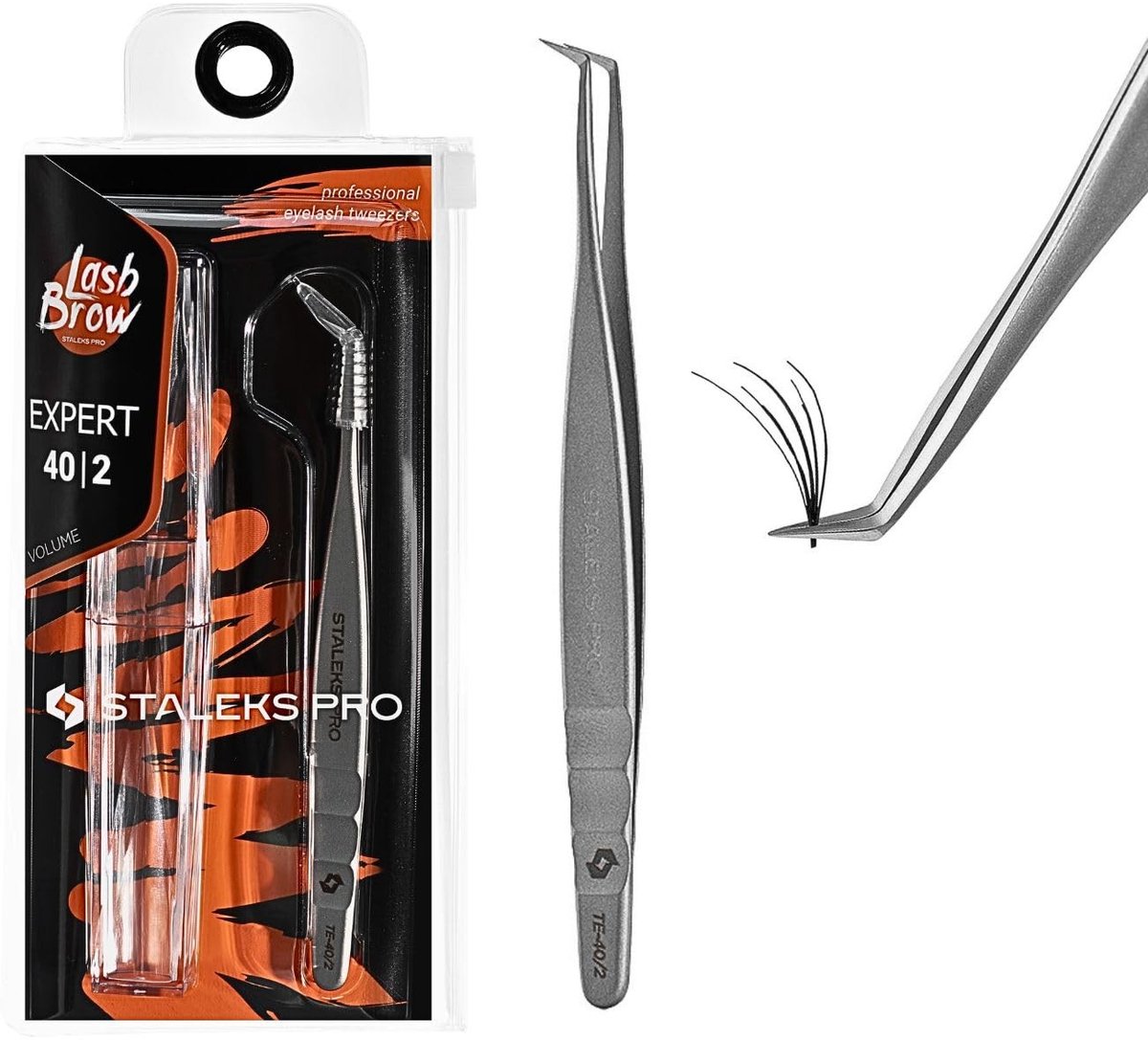 Dailygoods - Professionele Gebogen Pincet - Voor Wimperextensions