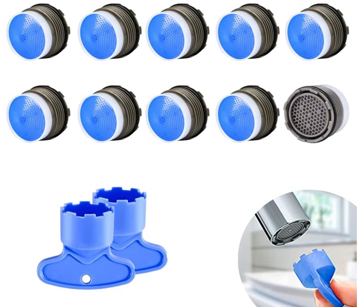 Dailygoods - 10 Stuks Faucet Aerator - Waterbesparende Kraanfilter
