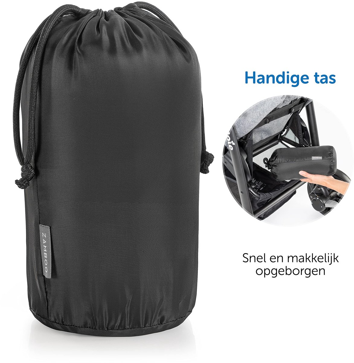 SnelShoppen - Zamboo Kinderwagendeken - Universele Fleece Deken voor Wandelwagen, Kinderwagen en Buggy - Waterafstotend 4 Seizoenen - Inclusief Draagt
