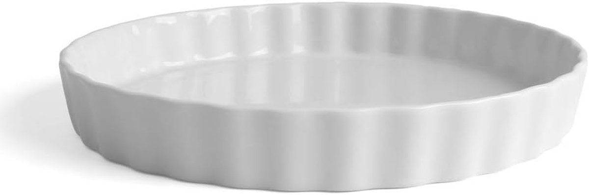 Ronde Quichevorm 25 cm - Vuurvast Porselein