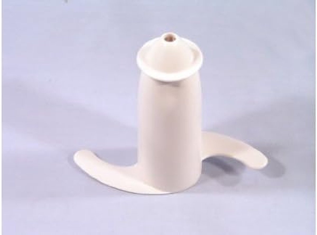 Deeg Accessoire - Keukenmachine Onderdeel - Brood Bakken - Origineel Vervangingsdeel - 12.8 cm - Wit