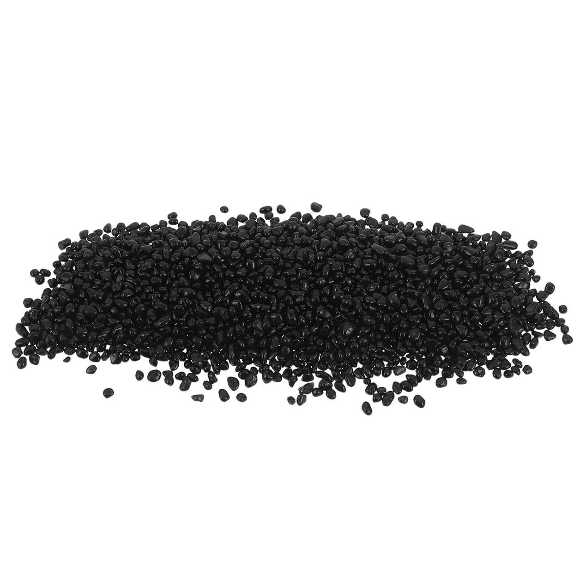 Aquarium Grind - Decoratieve Kiezels - Aquarium Inrichten - Eenvoudig Te Reinigen - 500 Gram - Zwart