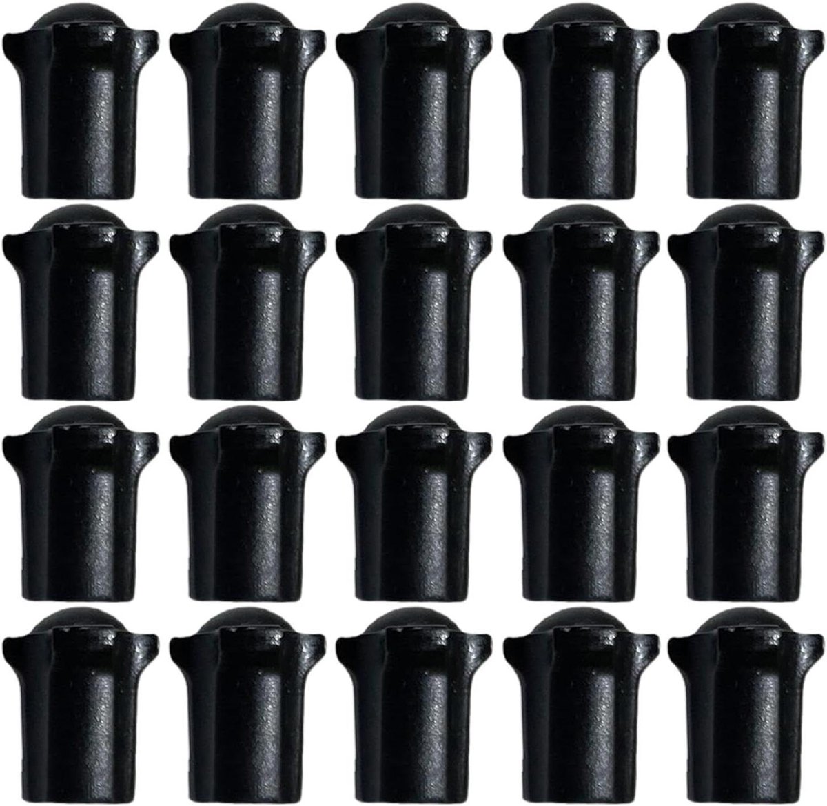 Stoelpootdoppen - Meubelbeschermers Vloerdoppen - Bescherming Meubels - Antislip Geluiddempend - 3 x 23 x 23 cm - Zwart