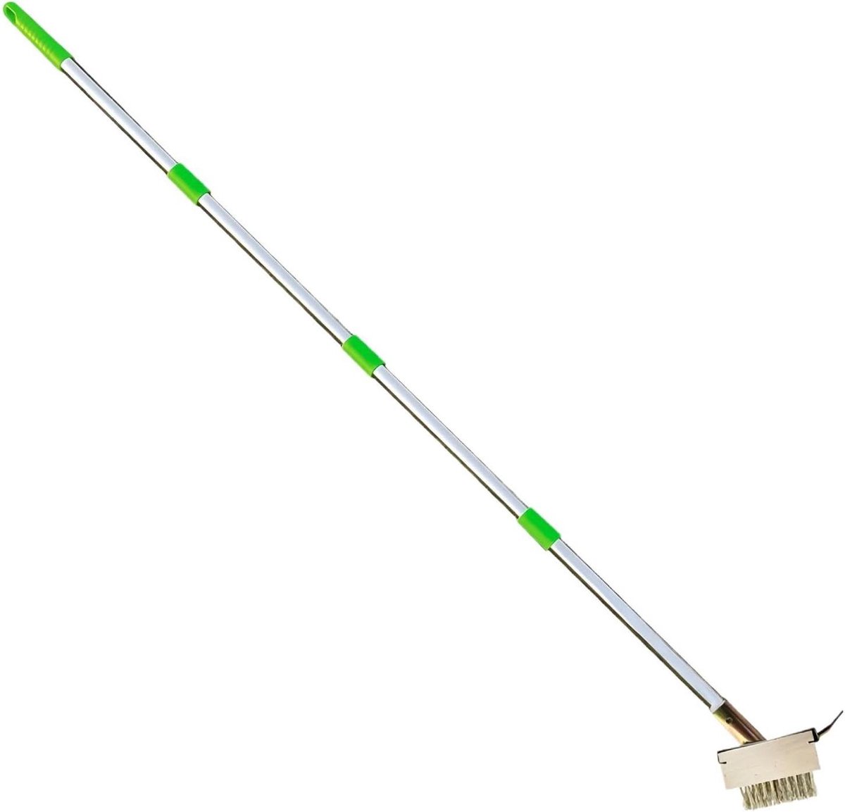Onkruidborstel Set - Terrasborstel Tuingereedschap - Buiten Reinigen - Uittrekbare Handgrepen - 1.32 Pond - Zwart