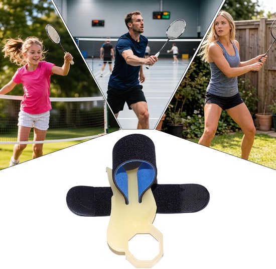 Badminton Trainer - Slag Oefenhulpmiddel - Vaardigheden Verbeteren - Corrigeert Slechte Grip - 13.7 cm - Niet gespecificeerd — afbeelding 5