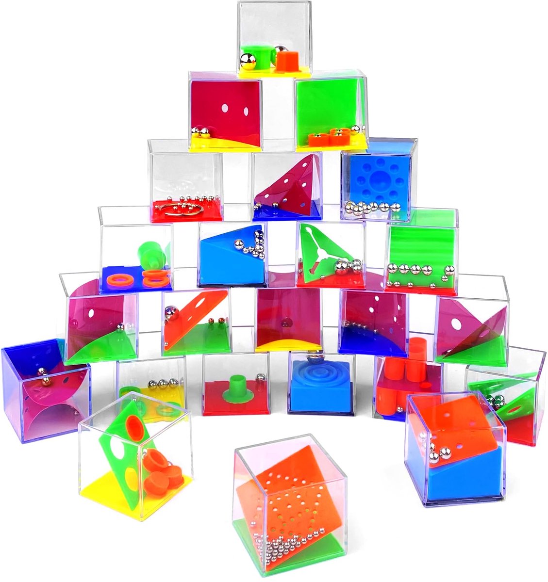 Dailygoods - 24 Stuk Mini Puzzels - Perfecte Verjaardagscadeaus voor Kinderen