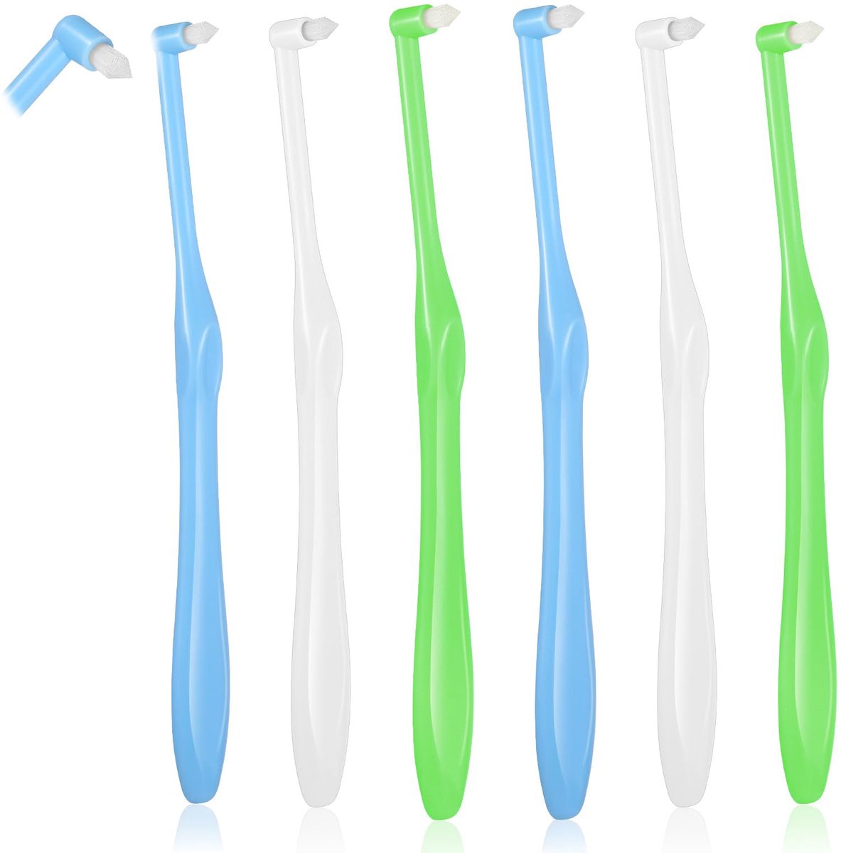 Dailygoods - Tuft Tandenborstels - Zachte Borstels voor Gedetailleerde Tandenreiniging