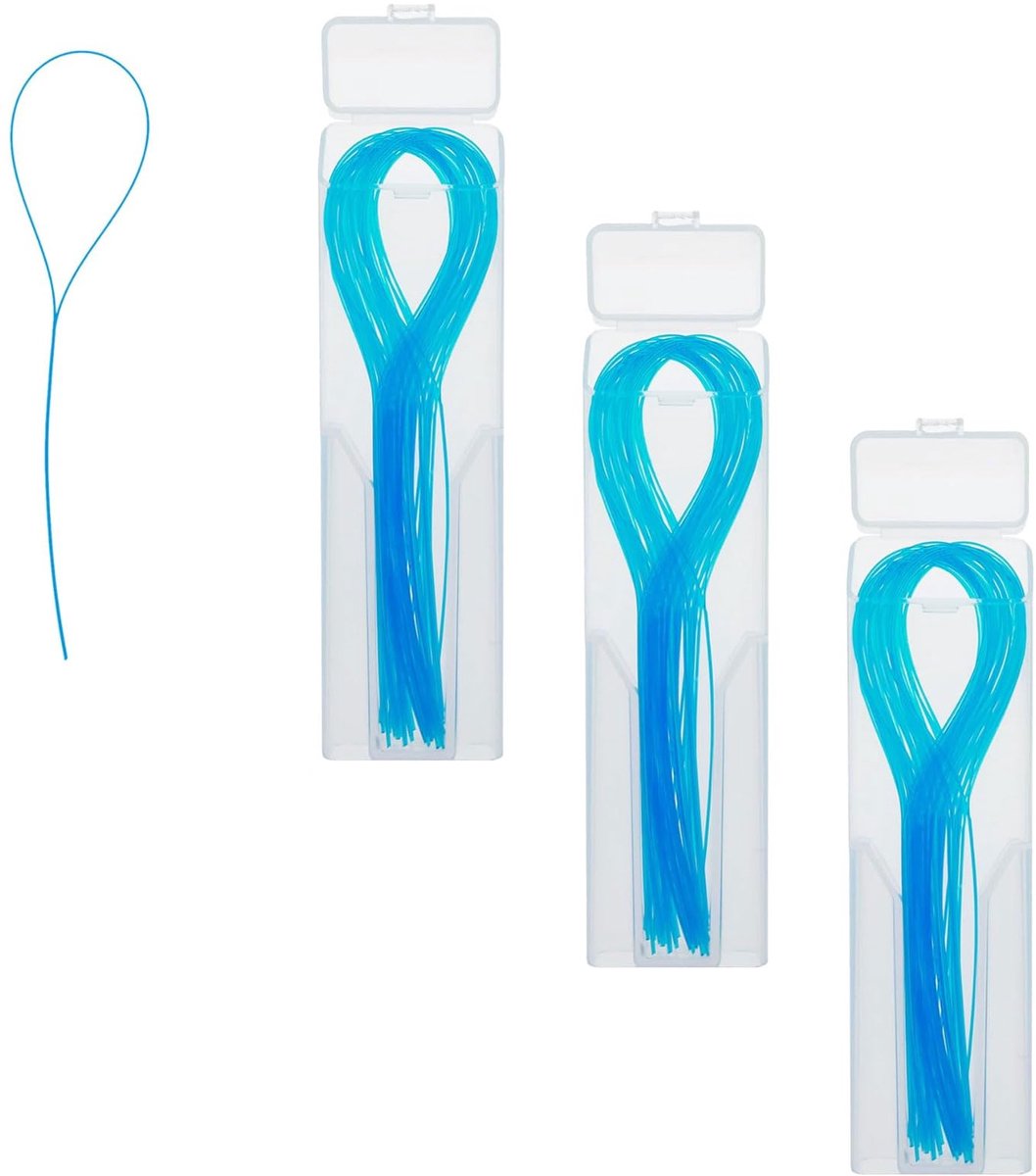 Dailygoods - 150 Stuks Dental Floss Threaders voor Beugels en Implantaten - Tandflossers