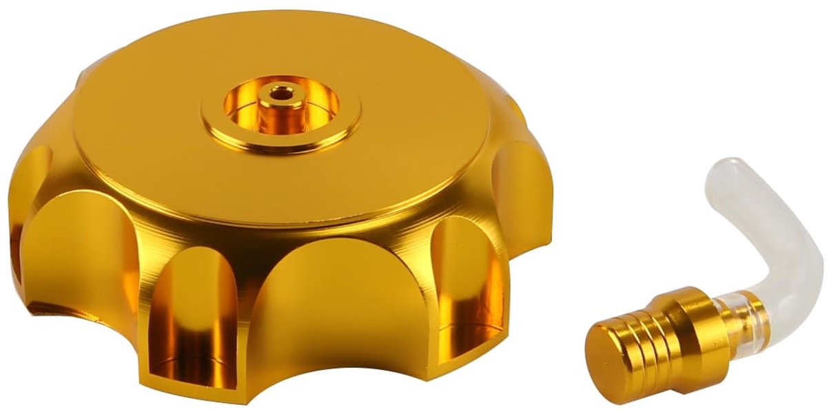 Dailygoods - Aluminium Brandstoftankdop voor Motorfiets - Verbeterde Prestaties in Gold