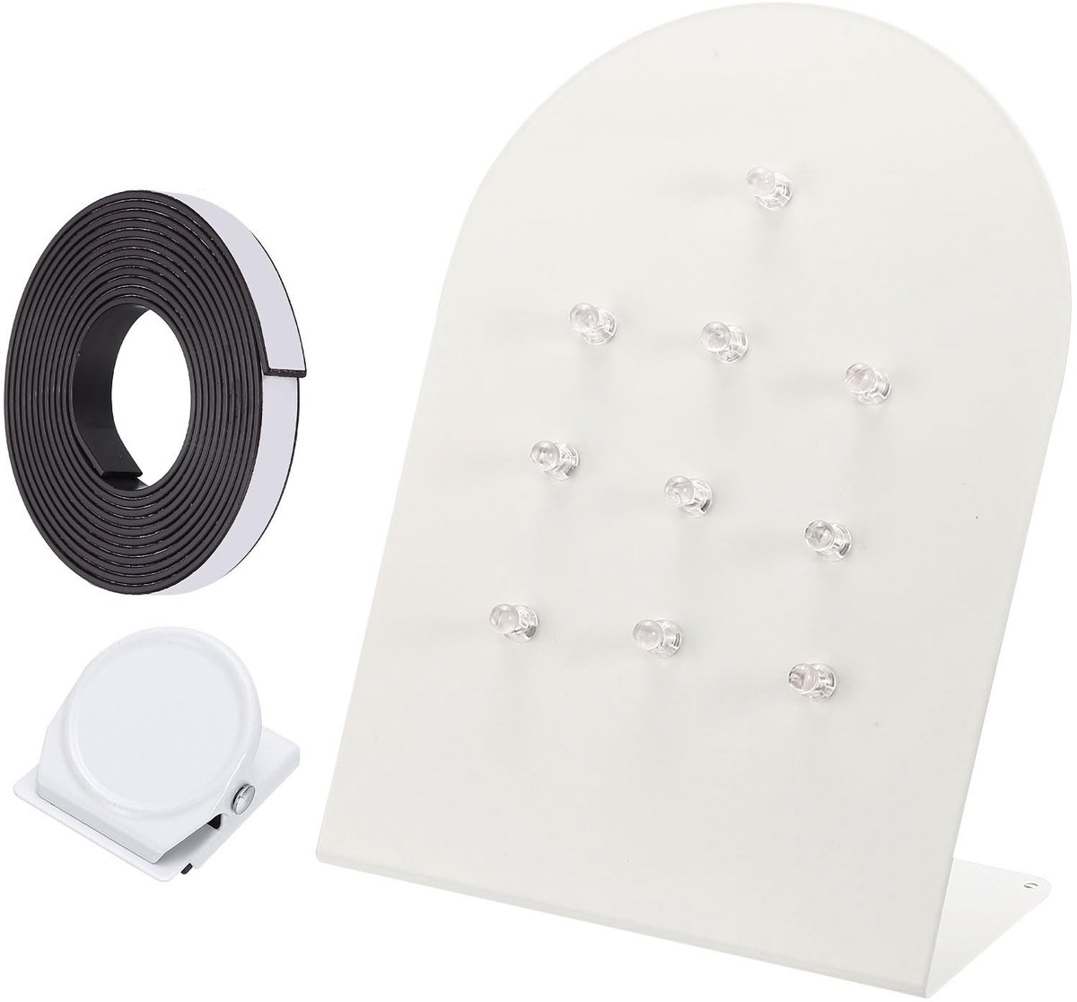 Dailygoods - Magnetisch Prikbord met Accessoireset - Ideaal voor Thuis of Kantoor