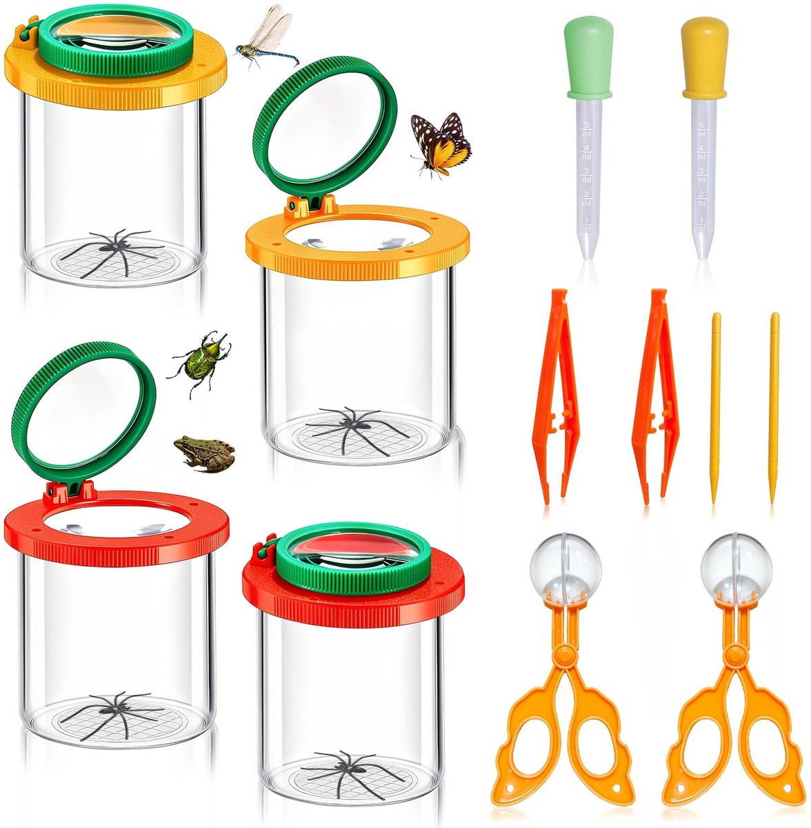 Dailygoods - Insecten Observatie Set - Vergrootglas en Pincet voor Kinderen