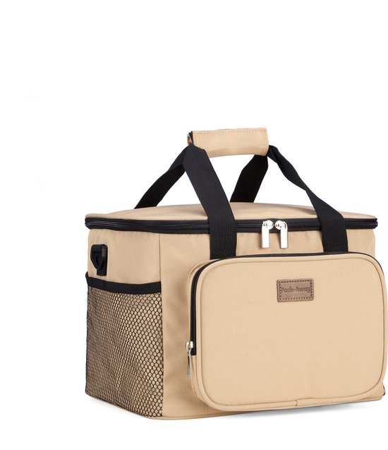 Packaway 4 Laags Geïsoleerde Koeltas - Lunchtas 15 liter - Beige van Packaway — afbeelding 5