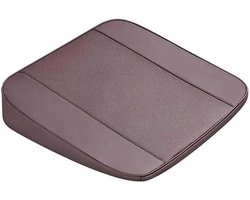 Autostoelkussen - Stoelverhoger Volwassenen - Verbeterd Rijcomfort - Ergonomisch Ontwerp - 8 cm - Bruin