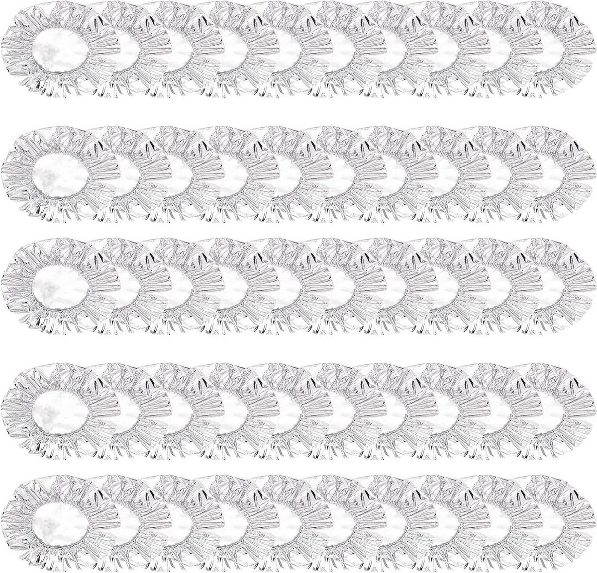 Folie Wraps - Voedselhoezen - Voedsel Vers Houden - Herbruikbaar Materiaal - 50 stuks - Aluminium