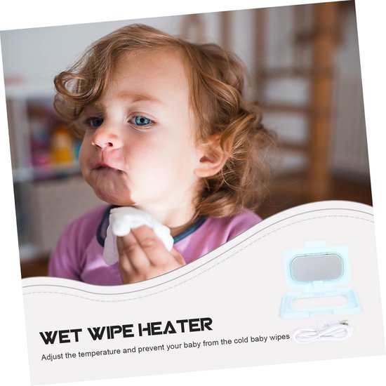 Baby Doekjes Warmer - Verwarming Houder - Comfortabel Gebruik - Intelligente Constante Temperatuur - 12 x 8 x 2 cm — afbeelding 2