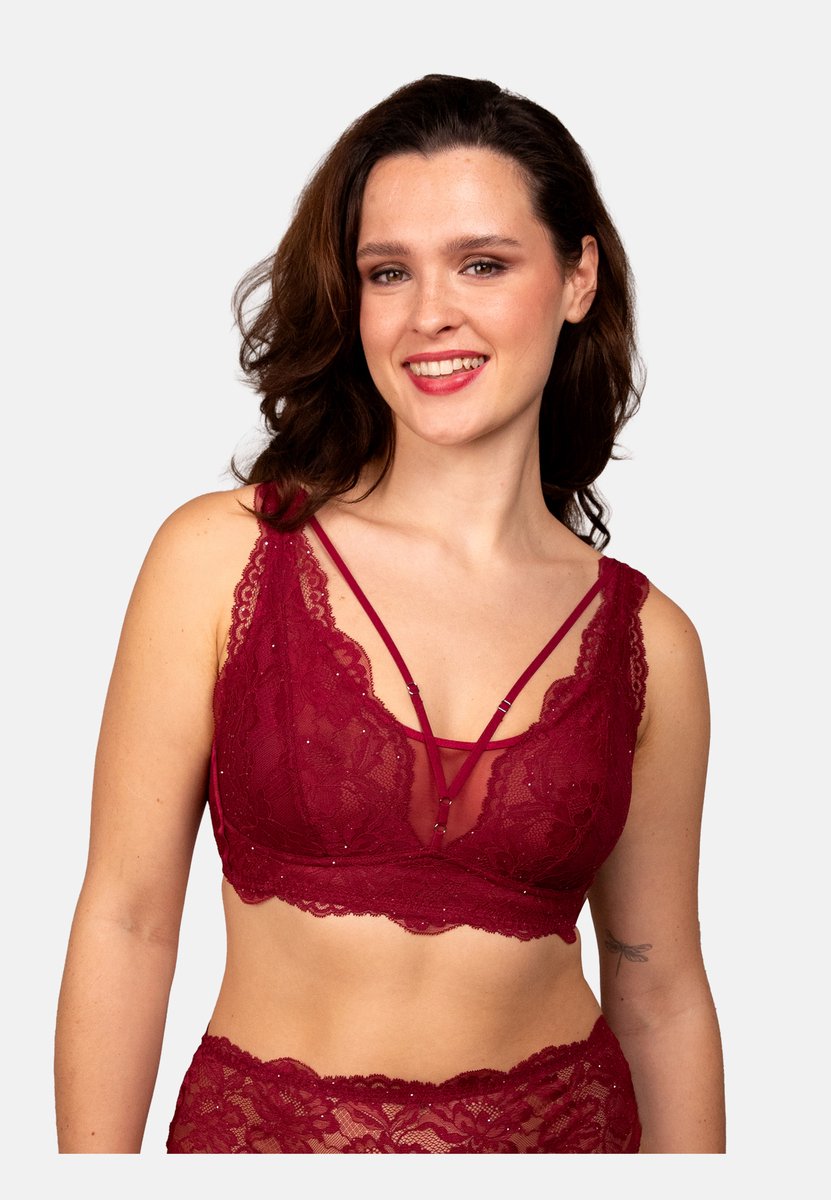 Bralette ELVA GLAM Bralettes bügellose BHs,Spitzen-BHs