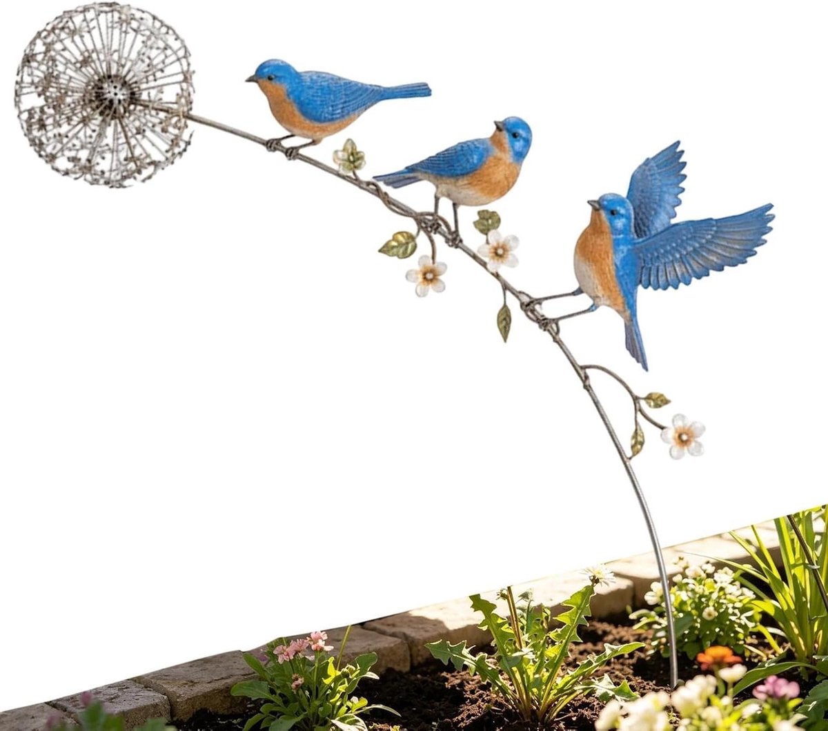 Decoratieve Tuinstokken - Dier Roestbestendig - Tuin Decoreren - Weerbestendig Metaal - 60 cm - Niet gespecificeerd