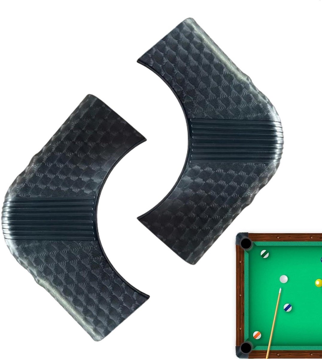 Hoekbeschermers - Meubelbeschermers - Tafel Beschermen - Schokbestendig Ontwerp - 2 stuks - Zwart