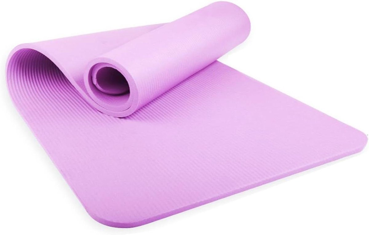 Extra dikke yogamat - Fitnessmat Ontspanning - Oefenen voor thuis - Slijtvaste mat - 200x30x3 cm - Geel